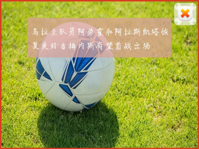 乌拉圭队员阿劳霍和阿拉斯凯塔恢复良好吉梅内斯有望首战出场